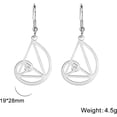 thumbnail image 6 of Golden Ratio Earrings For Math Lover Fibonacci Spiral Dangle Drop Earrings Fibonacci Numbers Jewelry Sacred Geometry Math Gifts for Women Math Teacher Architect Mathematician, 6 of 7