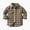 Khaki, variant on YIWULA Toddler Boy Girl Fall Flannel Shirt Kid Baby Long Sleeve Button Down Plaid Shirts(10-11 Years,Khaki)