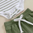 thumbnail image 6 of CAUYDY Preemie Boy Clothing Infant Boys Short Sleeved Romper Set Baby Fall Winter Bodysuit Newborn Picture Outfit 0 3 6 9 12 18 24 Months Sizes 12-18 Months,AG, 6 of 8