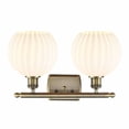 thumbnail image 2 of Innovations Lighting - White Venetian - 2 Light Bath Vanity In Modern Style-11, 2 of 2