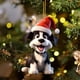 thumbnail image 3 of Adorno colgante de Navidad para perro - Pequeña mochila acrílica para coche y decoración para árbol, casa, pared, regalos, 3 of 6