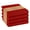 Red, variant on Twiny Threads Waffle Kitchen Towel 16"x26" Set of 4 - Burgundy