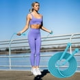 thumbnail image 6 of Jump Rope for Fitness - Adjustable Speed Rope Skipping Rope, Knot--Free PVC Long Jump Rope with Non-Slip Handles, Workout Cardio Endurances for Men, Kids and Women (Blue), 6 of 6