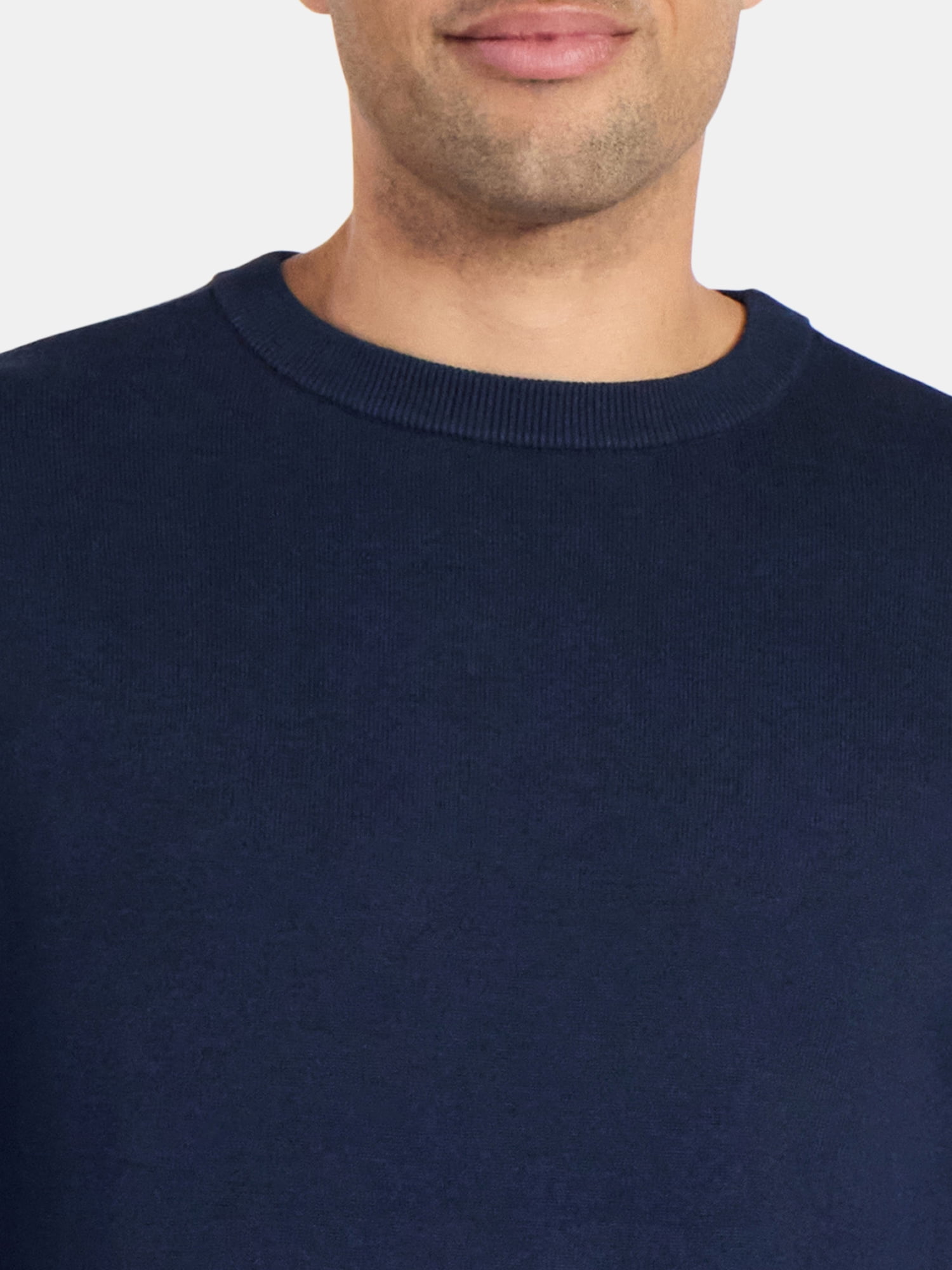 George Men's & Big Men's Relaxed Fit Lightweight Crewneck Sweater, Sizes XS-3XL