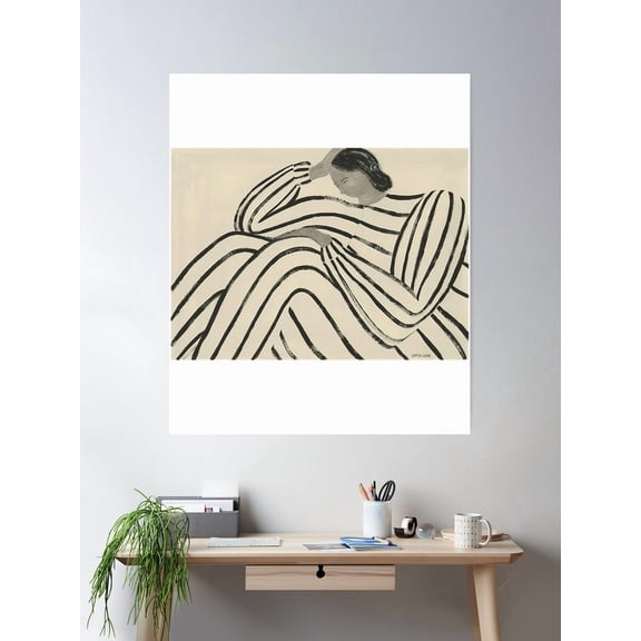 Kna Prints - Sofia Lind Waiting Poster, UNFRAMED-8x12