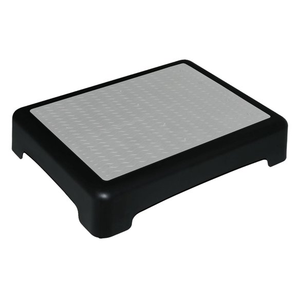 veasfak Mobility Step Stool Indoor Non Slip Step for Seniors Elderly Adults Black Gray
