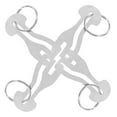 thumbnail image 2 of 4pcs tokens llaves de metal fichas de carro de metal anillos de llave colgantes tokens de tranvía de compras, 2 of 7