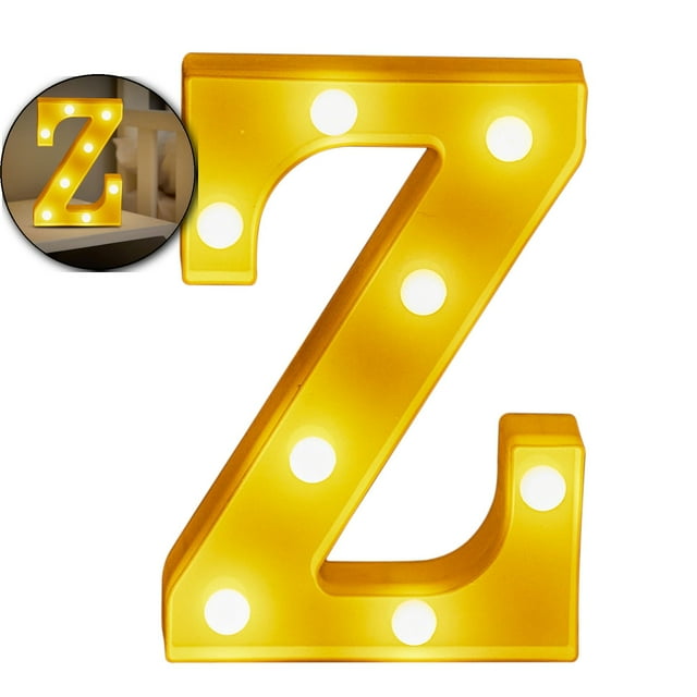 Dvruxg Light Up Letters, Led Letter Lights 26 Alphabet, Decorative Lighted Letter, Battery Powered Led Marquee Letters for Party, Bar, Night Light, Home Decor