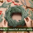 thumbnail image 5 of Dalrosia 20PCS Christmas Snow Frosted Pine Branches Artificial Faux Fake Christmas Picks and Sprays White Tree Filler Branches Flocked Pine Needles Sprigs Stem for Wreath Garland Decorations Craft, 5 of 7