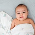 thumbnail image 2 of Lulujo - Baby Muslin Cotton Swaddle Blanket, Nursing/Stroller Cover, 2 of 7