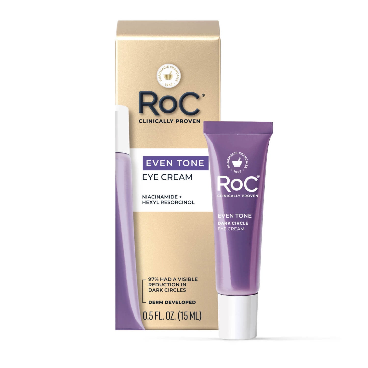 RoC Multi Correxion Even Tone + Lift Hexyl-R Complex Eye Cream, All Skin Types, 0.5 oz