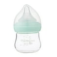 thumbnail image 4 of OUNONA Wide Neck Glass Baby Bottle Set for Feeding and Breastfeeding 2pcs, 4 of 8