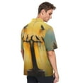 thumbnail image 4 of Crows Birds Men's Hawaiian Wrinkle Free Button Down Short Sleeve Shirt Casual Shirts Beach Shirts, 4 of 8