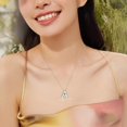 thumbnail image 3 of Collier Chaîne Pendentif Col en V avec 26 Lettres Anglaises pour Femmes et Filles, 3 of 3