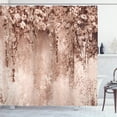 thumbnail image 1 of Ambesonne Flower Shower Curtain, Abstract Blossoms Florets, 69"Wx84"L, Pale Salmon, 1 of 3