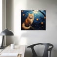 thumbnail image 3 of JEUXUS Exquisite Persian Cat Poster &amp; Canvas Print - Elegant Wall Art for Cat Lovers  Framed 16x12in, 3 of 4