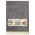 thumbnail image 2 of Authentic Hotel and Spa  Turkish Cotton Belinda 4PC Towel Set Charcoal, 2 of 5