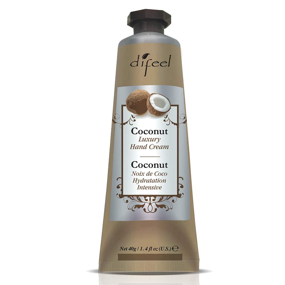 Difeel Therapeutic Moisturizing Hand Cream with Coconut Oil 1.4 oz. (Pack of 6)