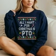 thumbnail image 4 of All I Want For Christmas Is PTO – T-Shirt, Hoodie & Sweatshirt – Funny Work Holiday Apparel – Office Christmas Gift, 4 of 6