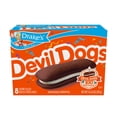 Drake's Classic Cream Dessert Snack Cakes - Devil Dogs, 8 Count, 13.63 ...