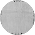 thumbnail image 1 of Ahgly Company Indoor Round Solid Gray Modern Area Rugs, 8' Round, 1 of 4