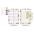 thumbnail image 3 of Magnetic Calendar Refrigerator Calendar Monthly Calendar Message Board 2PCS, 3 of 7