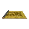 thumbnail image 2 of Ahgly Company Indoor Square Animal Yellow Traditional Area Rugs, 3' Square, 2 of 4