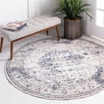 thumbnail image 1 of Unique Loom 3145642 6 x 6 ft. Chateau Hoover Round Rug, Beige, 1 of 2