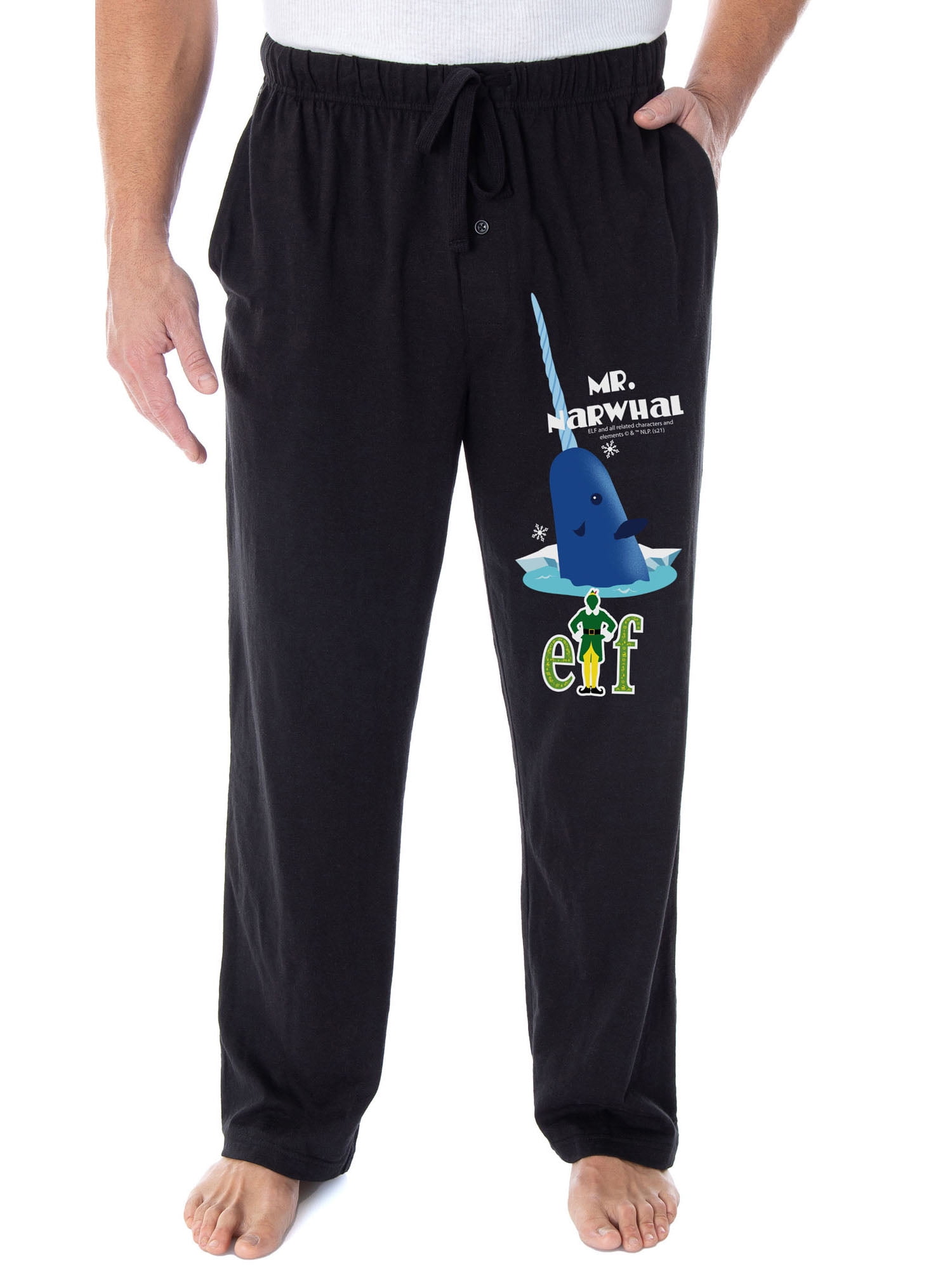 Elf The Movie Men's Mr. Narwhal Loungewear Sleep Bottoms Pajama Pants