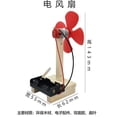 thumbnail image 1 of Shisuyan 6 Sets Diy Fan Making Kit For Kids Electric Wooden Fan Assembly Toy Science Experiment Educational Kit For Classroom Supplies Fun Learning Tool For Children, 1 of 8