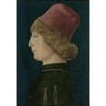 thumbnail image 2 of Cosmè Tura 14x18 Gold Ornate Wood Frame and Double Matted Museum Art Print Titled - Portrait of a Young Man (1470s), 2 of 4