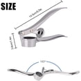 thumbnail image 2 of Professional Kitchen Garlic Press, Ginger Crusher Garlic Chopper, Heavy Duty Garlic Press, Garlic Crusher, User Friendly Garlic Chopper, Easy to Clean and Durable, 2 of 5