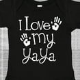 thumbnail image 4 of Inktastic I Love My Yaya Grandchild Boys or Girls Baby Bodysuit, 4 of 5