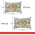 thumbnail image 3 of Boho Orange Throw Pillow Covers 12x20 inch Set of 2, Rust Coral Floral Persian Carpet Double Sided Pattern Soft Plush Cushion Cover for Couch Sofa Bed Decorative, Only Pillowcase (No Insert), 3 of 6
