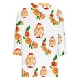 thumbnail image 5 of BangWanChi 3/4 Length Sleeve Womens Tops Women's Fashion Tees Casual Crewneck 3/4 Sleeve Loose T Shirt Ladies Tops Blouses Shirts, 5 of 5
