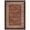 Red, variant on Hasoo Modern Geometric Border Non Slip Area Rug for Living Room Washable 5' x 7' Non Shedding Neutral Indoor Decor Carpet, Beige