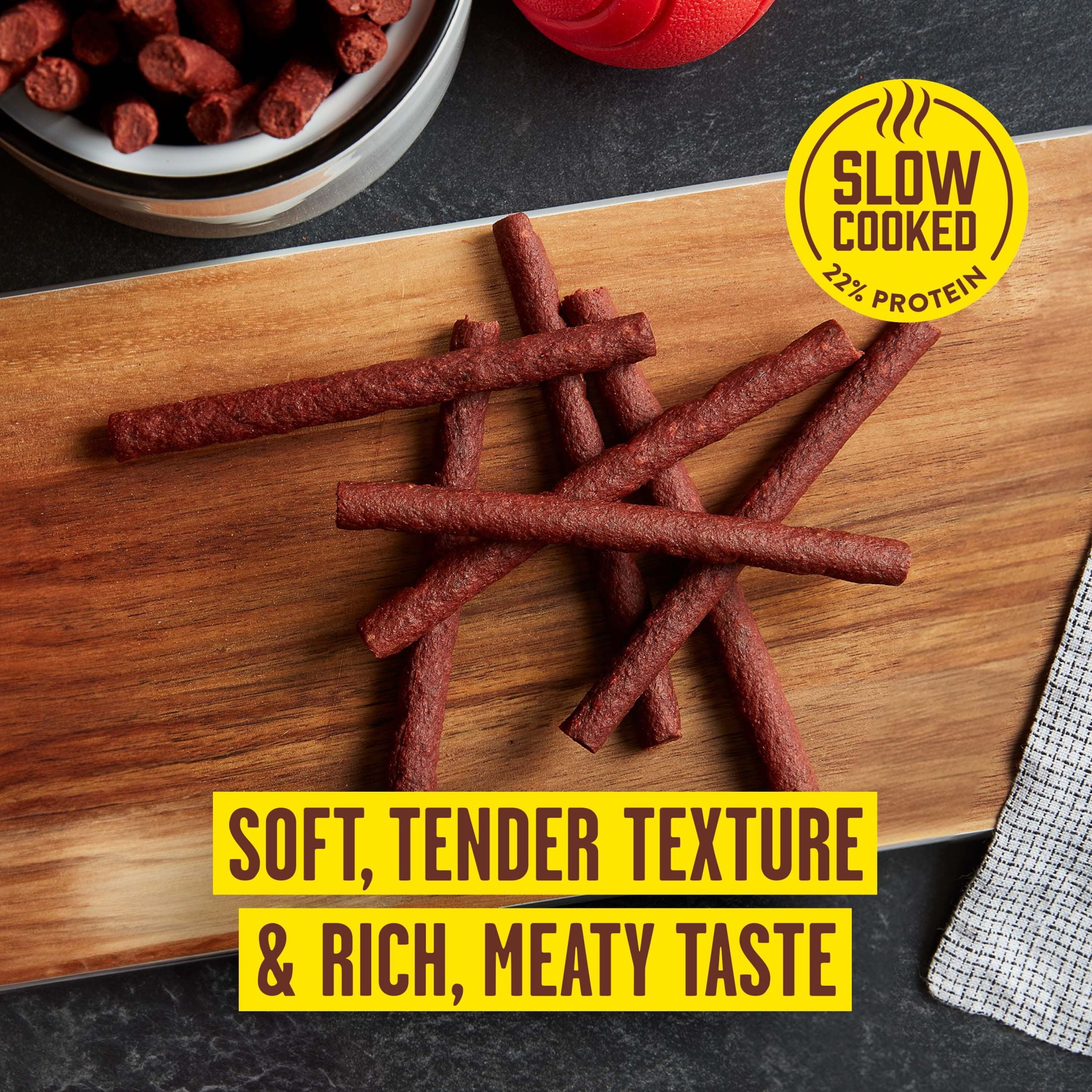 (2 pack) Pup Peroni Mix Stix Dog Treats With Real Beef + Sweet Potato, 5.6 oz Bag