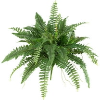 Nearly Natural 40" Boston Fern Artificial Plant (Set of 2), Green