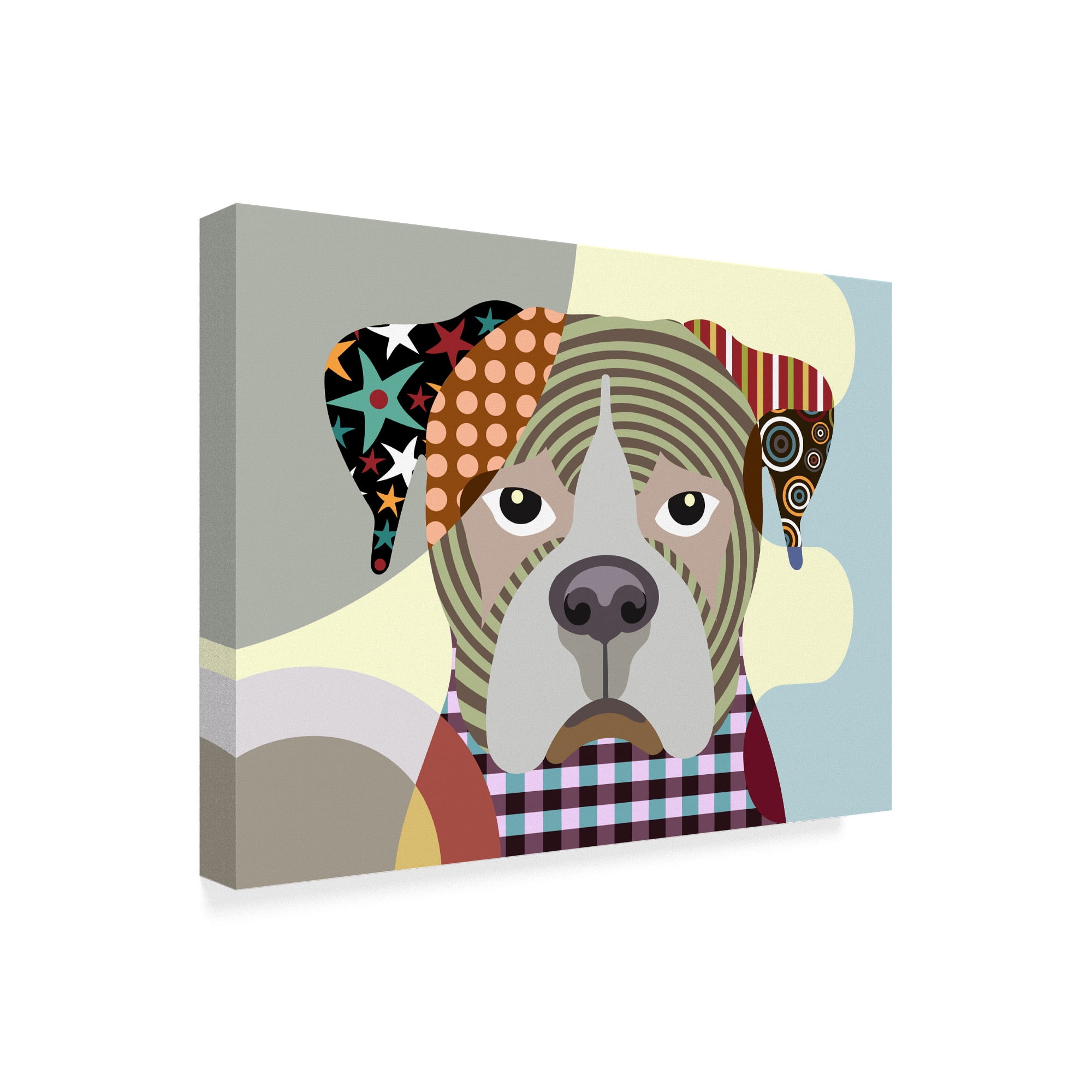 Trademark Fine Art 'Boxer Dog' Canvas Art by Lanre Adefioye