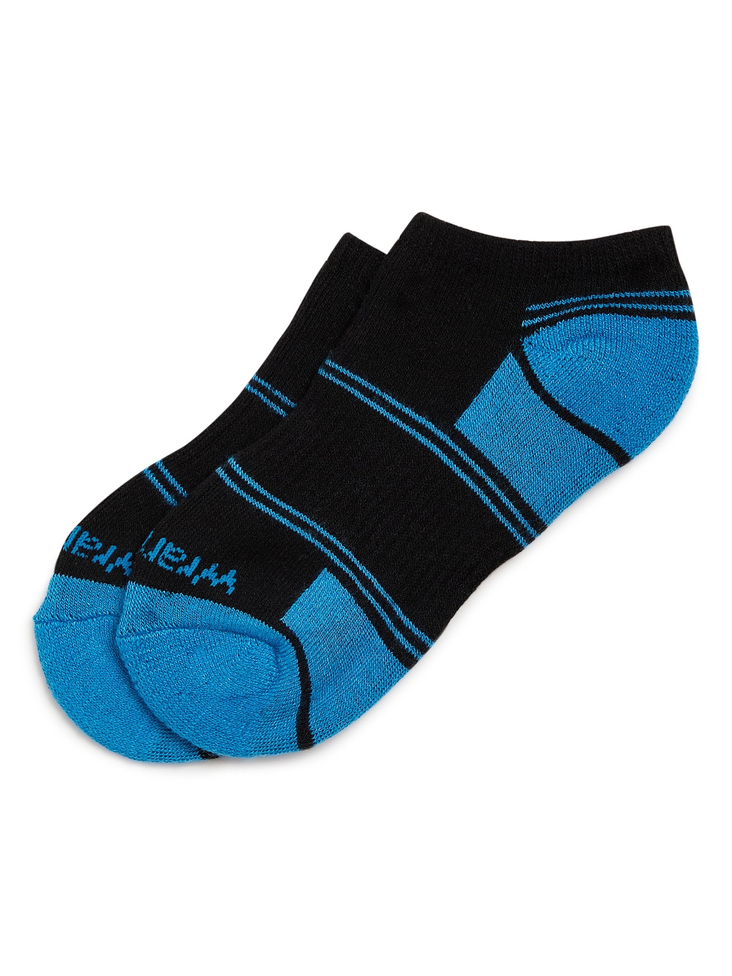 Wrangler Boys' Essentials Cool Comfort Low-Cut Boys Socks, Assorted Cushioned Kids Socks, Large, 6-Pack