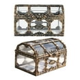 thumbnail image 6 of OATIPHO 2Pcs Lightweight Plastic Pirate Treasure Chest Box for Home Use and Party Favor Storage, 6 of 6