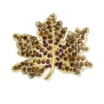 thumbnail image 1 of Charter Club Épingle Feuille d'Érable Cristal Doré, 1 of 1