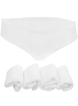 7Pcs/Set Women Disposable Underwears Comfortable Postpartum Cotton Briefs  Panties for Travel Individually Wrapped Packages