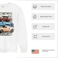 thumbnail image 6 of Shelby Cars Sketch Sweatshirt Mustang Racing American Muscle Car GT500 Cobra Performance Powered by Ford Crewneck, 6 of 7