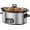 Silver, variant on Simenmax 8QT Programmable Slow Cooker, Nonstick Ceramic Coating, Dishwasher-Safe Stoneware with Timer,Black
