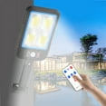 thumbnail image 1 of Boovnll Solar Wall Lights Outdoor, 3 Mode + Remote Control + Motion Sensor, IP65 Waterproof Outdoor Wall Lights for Garden, Fence, Patio, Garage, Front Yard, Solar Lights Outdoor, 1 of 9