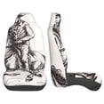 thumbnail image 4 of Fotbe Cowboy Ride A Horse Pattern Automotive Seat Covers for Cars Trucks and SUVs – Car Seat Covers for Front Seats,Protective Seat Covers,Vehicle Seat Covers, Set of 2, 4 of 9