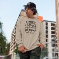 thumbnail image 2 of A Friend Is God's Way of Making Sure We Never Walk Alone, Friendship Quote, Sand Crewneck Sweatshirt, Small, 2 of 2