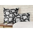 thumbnail image 2 of Vargottam Square Pillow Cover - Decorative Pillow Covers24x24 Inches,PrintedWhite & BlackThemePillowcase, DecorativeSquareCushionCovers, 2 of 4