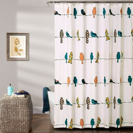 Rowley Birds 72 X72 Shower Curtain Walmart Com